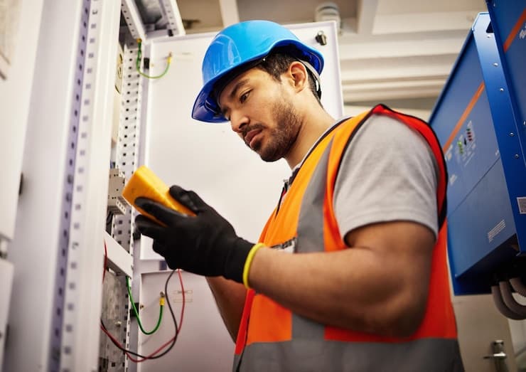 electrician at work